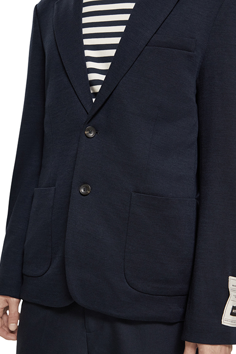 UNCONSTRUCTED REGULAR-FIT KNITTED BLAZER NIGHT 8