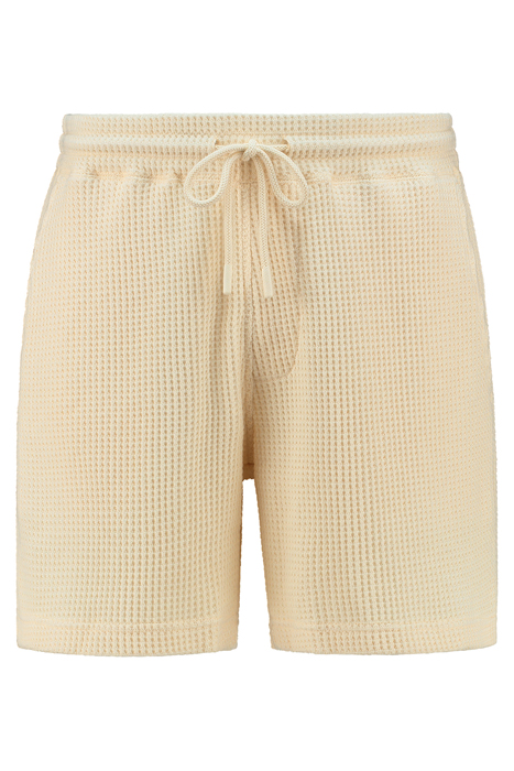 MEN OSCAR WAFFLE STRUCTURE SHORTS LIGHT BEIGE 5