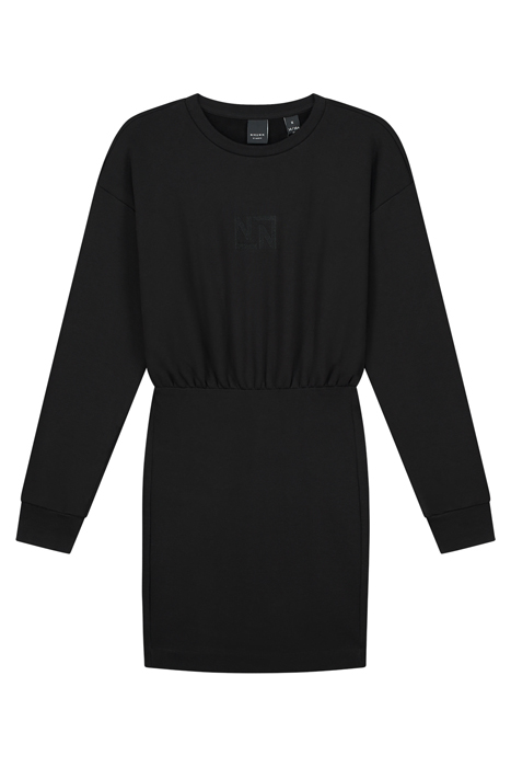 FANCY LS SWEATDRESS BLACK 2