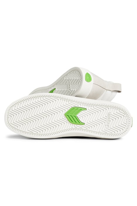 CATIBA PRO HIGH SKATE OFF-WHITE CANVAS WHITE SUEDE SNEAKER 4