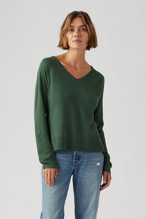 PETAL SWEATER GREEN 1