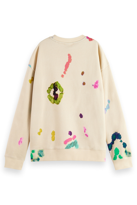 GALAXY DYE AOP PRINT DROPPED SHOULDER SWEATSHIRT GALAXY DYE 5