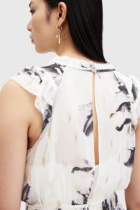 CAYLAN DRESS MONICA ECRU WHITE 9