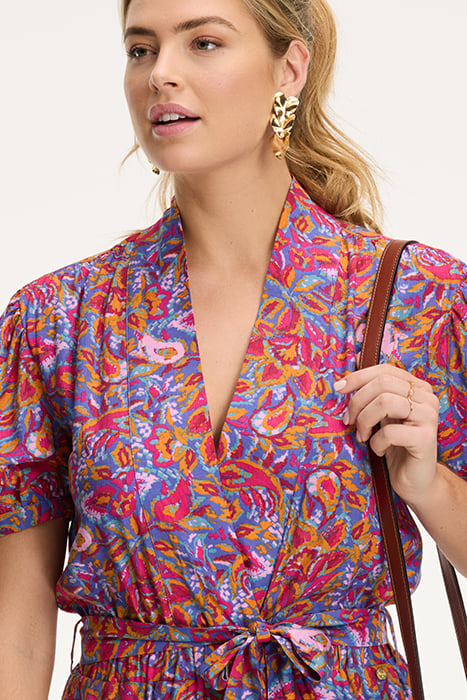 LADIES FRANCIS JUMPSUIT SICILIAN FLOWER PURPLE SICILIAN FLOW 8