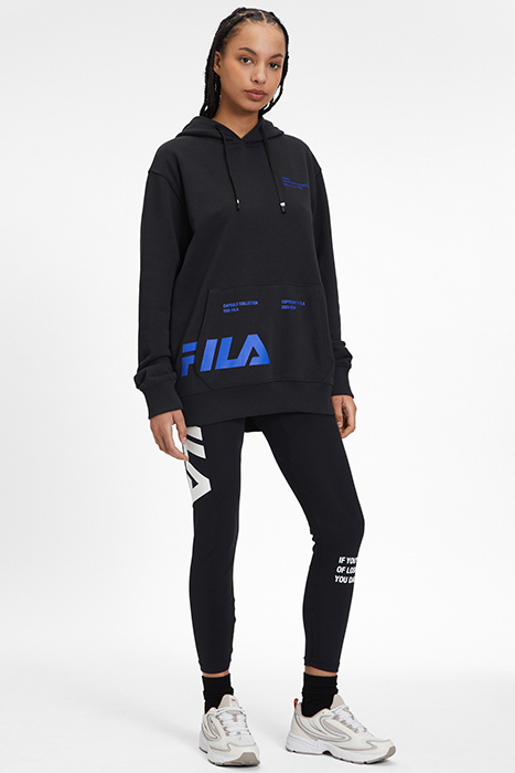 HOODIE WITH KANGAROO POCKET, TRANSFER AND EMBROIDERY DETAIL 3