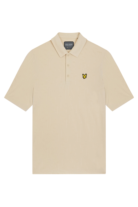 MONOGRAM JACQUARD POLO SHIRT SAND DUNE 4