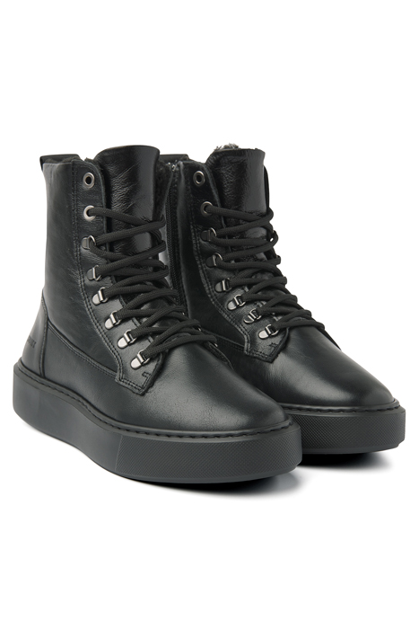 VINCE DUNYA FUR (L) BLACK PATENT 2