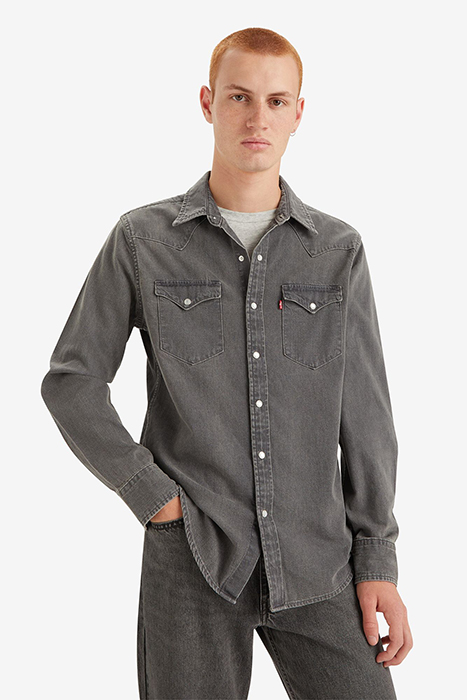 CLASSIC CASUAL SHIRT GREY 1