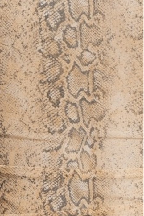 PRINTED MESH LONG SLEEVE FITTED ROLLNECK SNAKE STARFISH 5