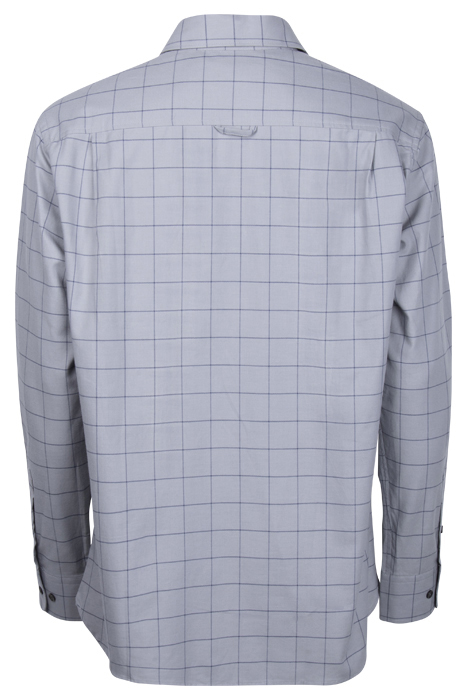 M. ROB CHECK SHIRT LIGHT GREY 2