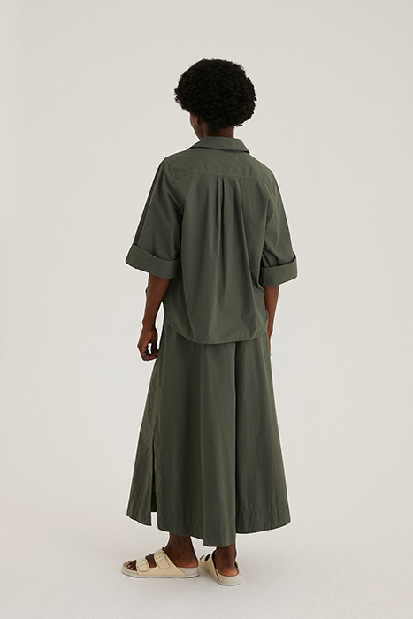 COTTON POPLIN SHIRT WHITE 2