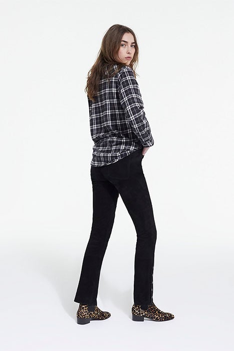 CHEMISE A CARREAUX ET POCHES CONSTRATEES BLACK 4