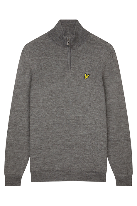 GOLF CORE 1/4 ZIP MERINO MIX MID GREY MARL 4