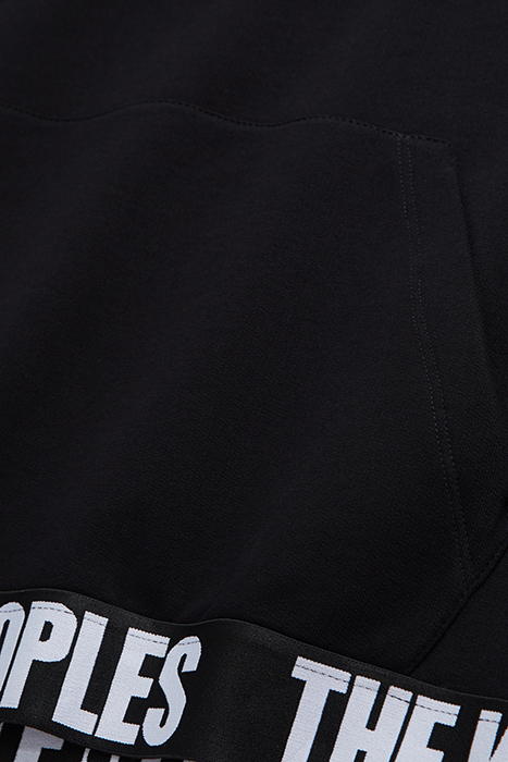 SWEAT CAPUCHE BANDE LOGO BLACK 7