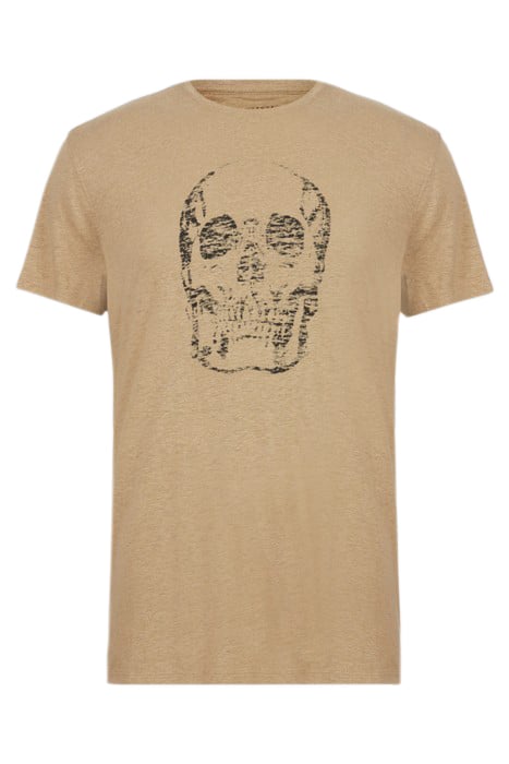 SS CREW TEE - SKULL HEMP 2