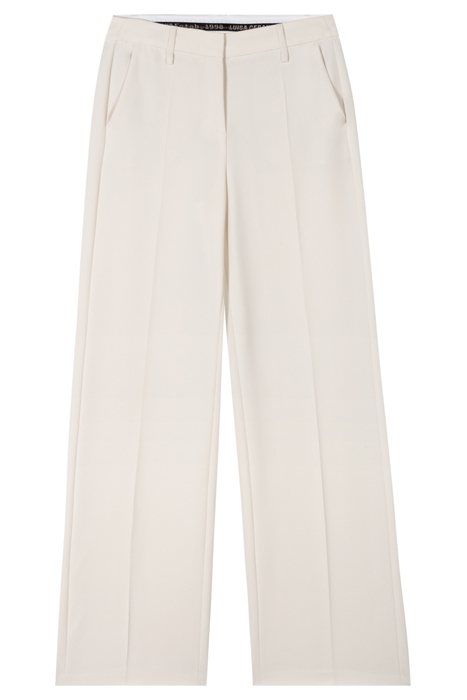 WIDELEG CRÊPE PANTS CREAM 3