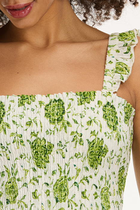 LADIES SEYCHELLES DRESS BOTANIC FLOWER GREEN BOTANIC FLOWER 9