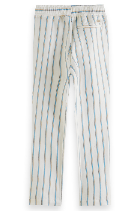 BOYS RELAXED SLIM FIT- ELASTICATED WAISTBAND LINEN PANTS MIN 5