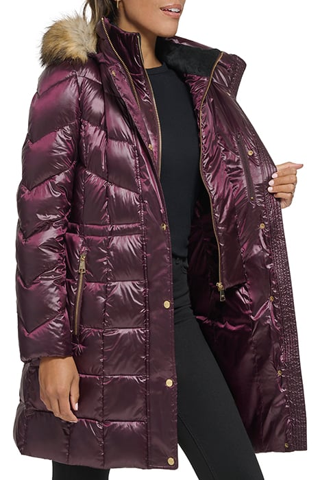 ZPFRT WAISTED DOWN DEEP PLUM 5