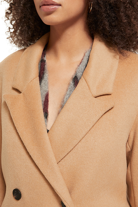 DOUBLE BREASTED WOOLEN COAT DUNE 9