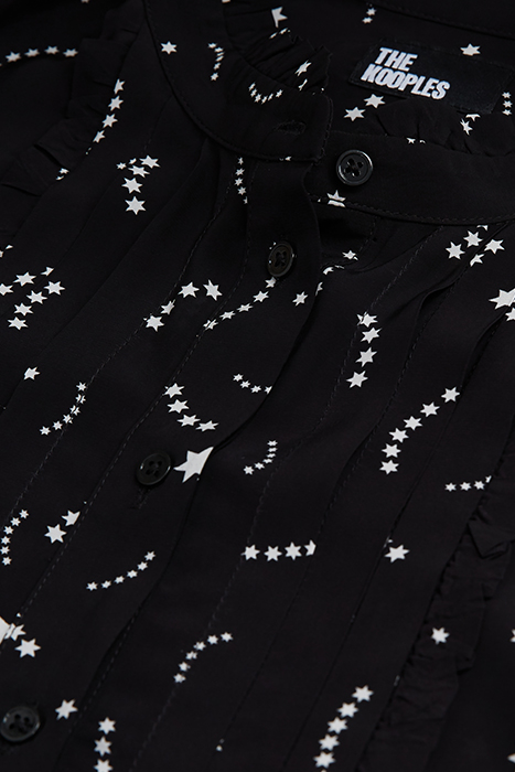 CHEMISE IMPRIMEE COMETE BLACK WHITE 5