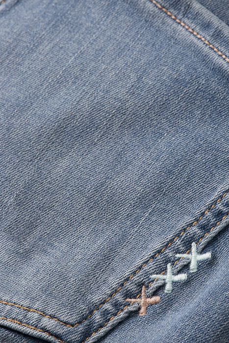 BOHEMIENNE SKINNY JEANS — ELECTRIC BLUE 9