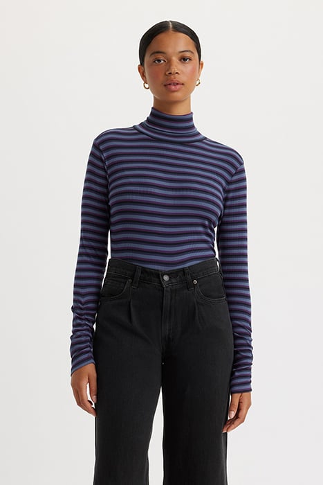 RUCHED LONG-SLEEVED TOP MULTICOLOUR 1