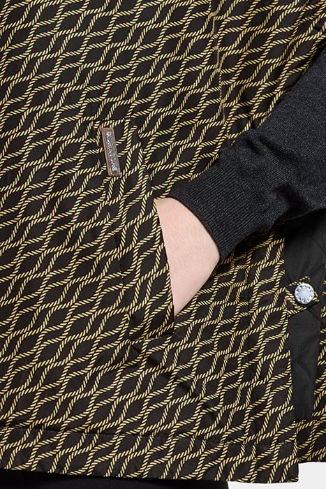 SIRI WNS CAPE ROPE AOP BLACK 9