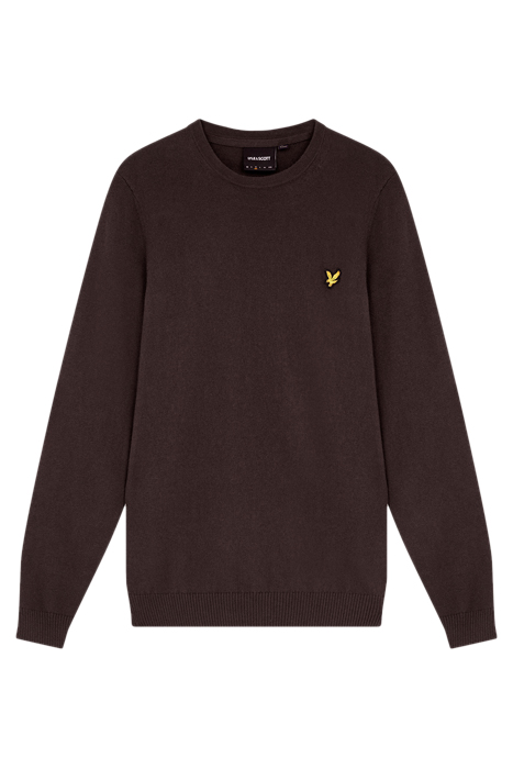 COTTON MERINO CREW JUMPER SEDIMENT 4