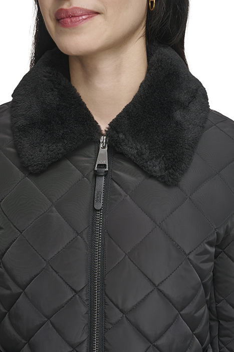 ZIPFRONT W/FF COLLAR BLACK 5