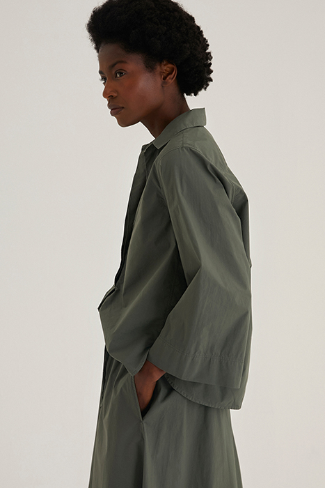 COTTON POPLIN SHIRT WHITE 4