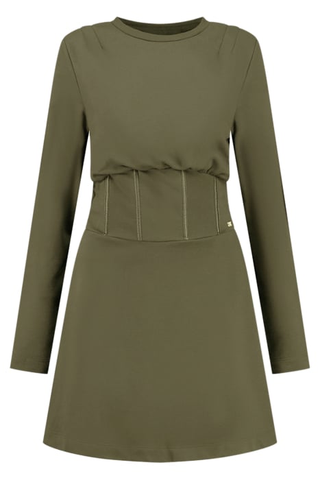 ANNISTON DRESS COMBAT GREEN 2