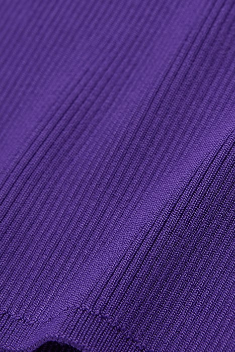 PULL COL ROND MANCHE LONGUE EN VISCOSE PURPLE 2