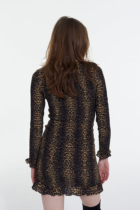 ROBE SMOCK STRIPY LEO LEOPARD 2