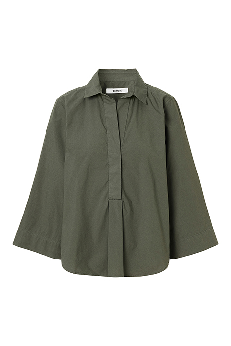 COTTON POPLIN SHIRT WHITE 3