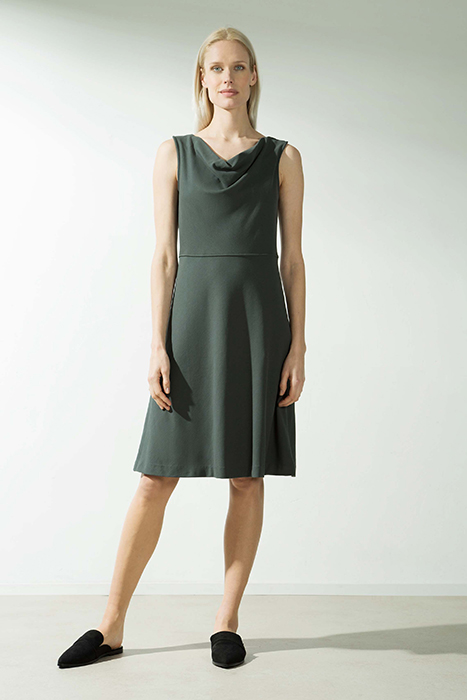 COMPACT CREPE JER BIAS JURK DEEP TEAL 1