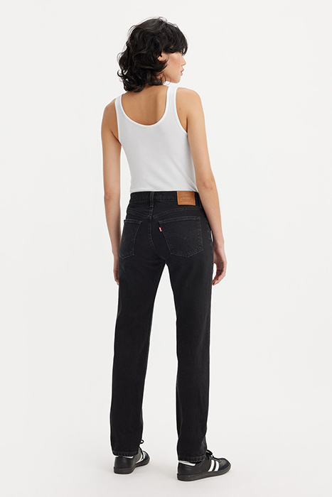 MIDDY STRAIGHT JEANS BLACK 3