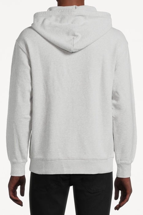 RELAXED JEANS HOODIE WHITE 2