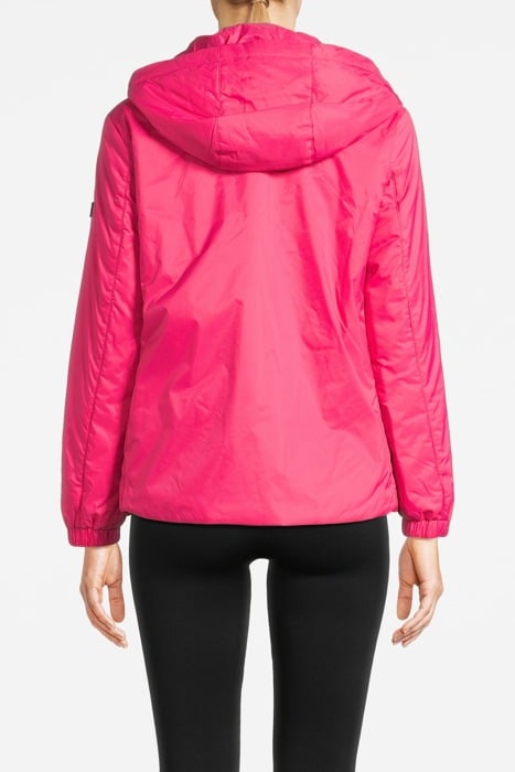 ZIP FRONT W/HOOD JKT RASPBERRY 2