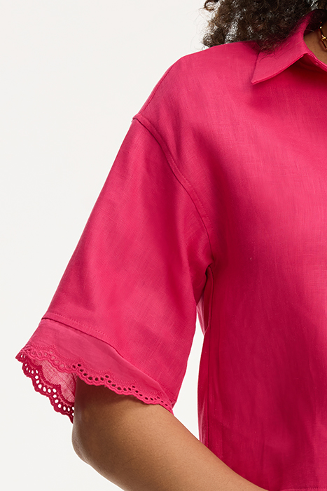 LADIES EMILY BLOUSE PARROT PINK 10