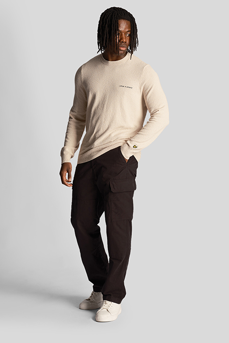 BOUCLE CREW NECK JUMPER COVE 3