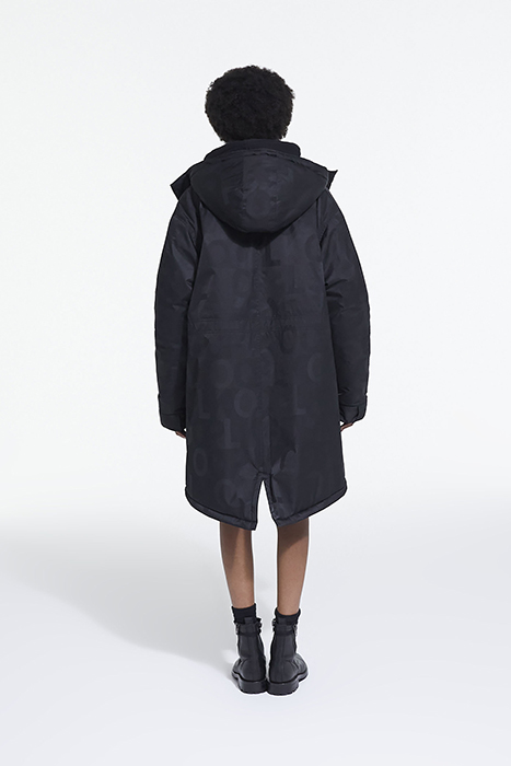 PARKA WITH FAKE SHEEP LINING BLACK 4