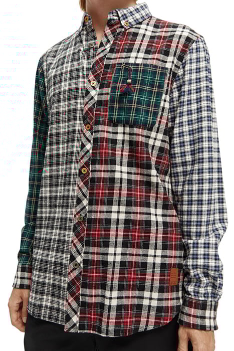 REGULAR-FIT MIX AND MATCH CHECKED SHIRT COMBO E 6