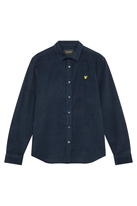 NEEDLE CORD SHIRT MUDDY NAVY 4