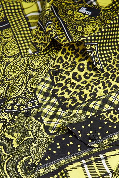 CHEMISE MANCHES LONGUES BLACK / YELLOW 7