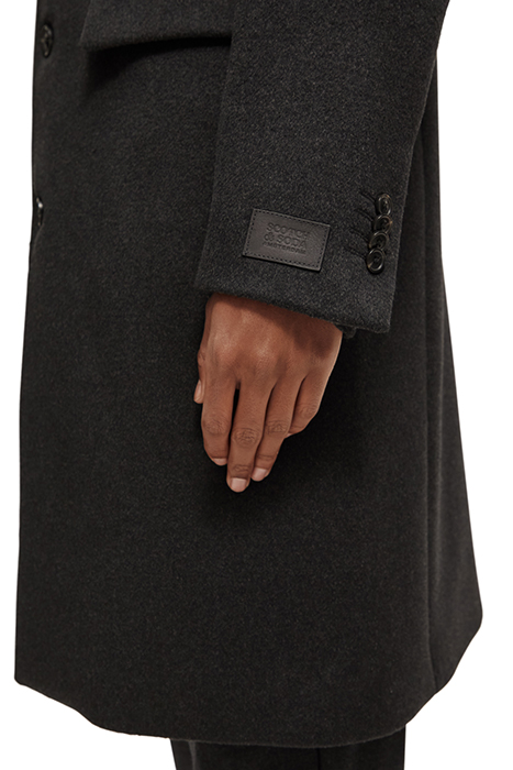 CLASSIC WOOL BLEND OVERCOAT CHARCOAL MELANGE 7