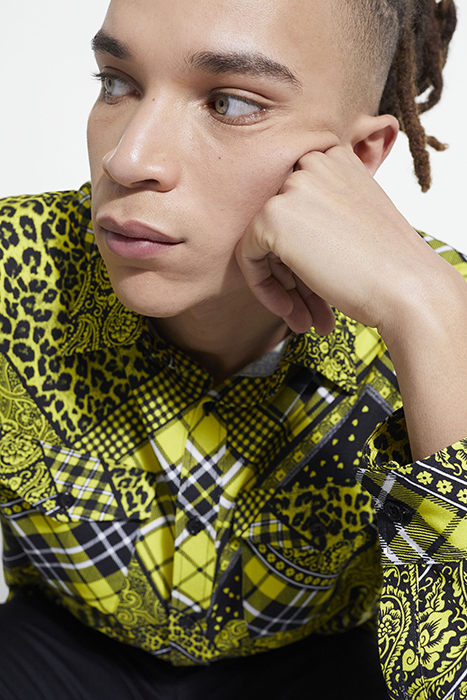 CHEMISE MANCHES LONGUES BLACK / YELLOW 6