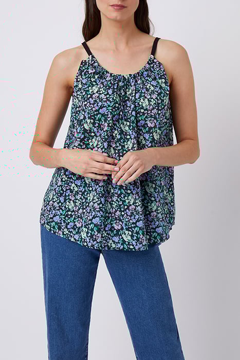 ZINNIA CTN L/LSS TOP BLACK 1