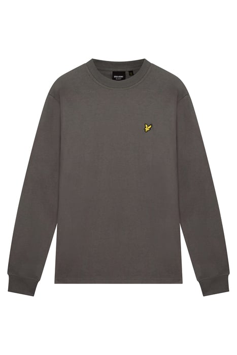 RELAXED LONG SLEEVE T-SHIRT GUNMETAL 4