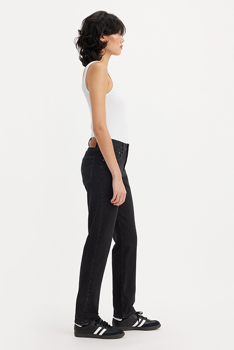 MIDDY STRAIGHT JEANS BLACK 6